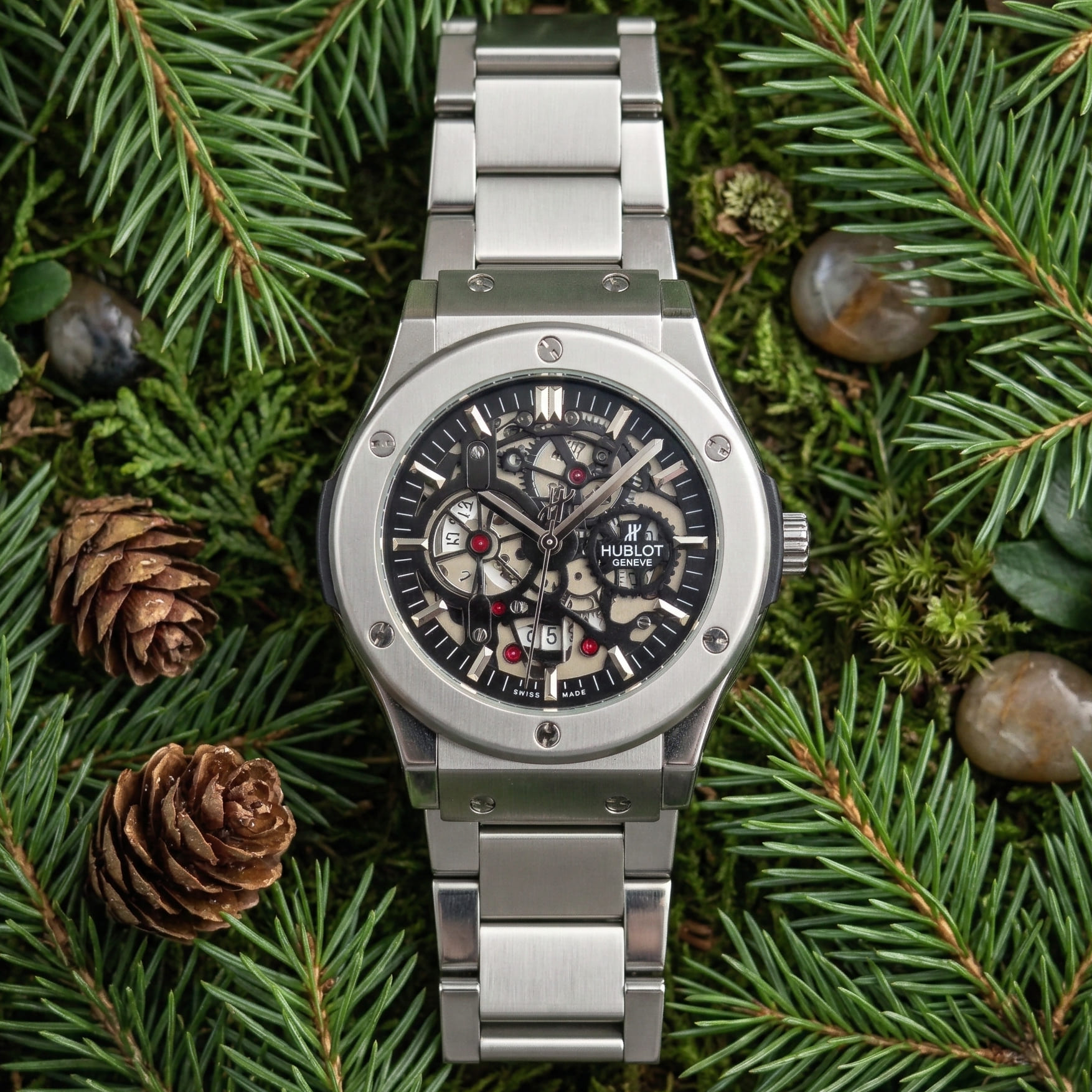 Hublot mechanical Water Resistant Stainless Steel watch 1